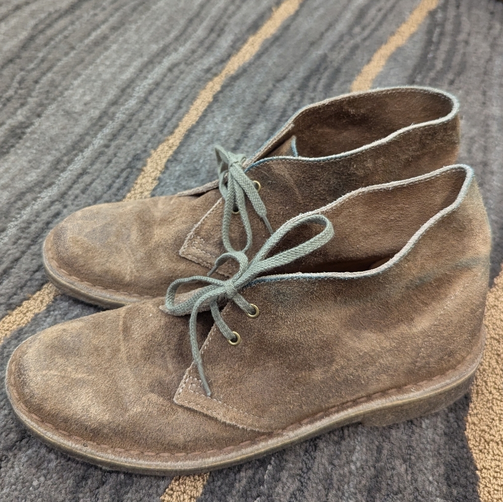 CLARKS desert boots leather chukka 9